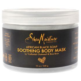 African Black Soap Soothing Body Mask By Shea Moisture For Unisex - 12 Oz Mask