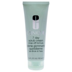 7 Day Scrub Cream Rinse Off Formula By Clinique For Unisex - 3.4 Oz Scrub