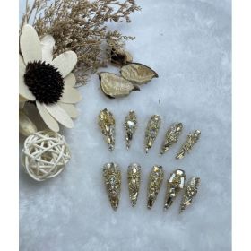 Handmade Wear Nail Luxury Elegant Advanced Heavy Industry Long Manicure (Option: Long Tip-XS)