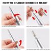 45000Rpm Electric Nail File Professional Rechargeable Manicure Low Noise Electric Nail Drill For Nail Gel Polish Remove Grinding